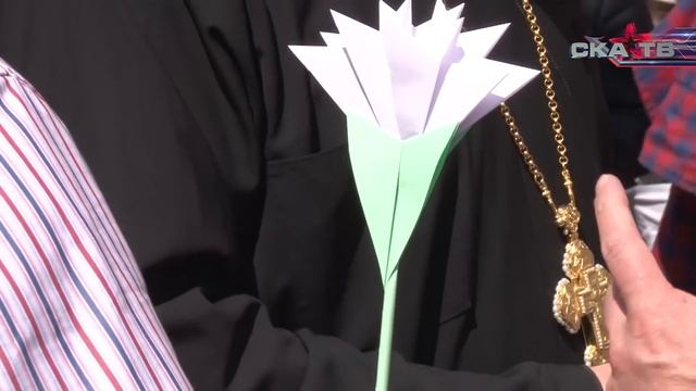 СКА принял участие в акции «Белый цветок»