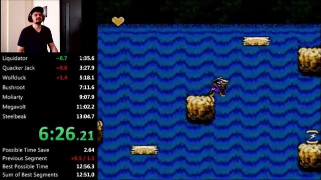 Darkwing Duck Speedrun Мировой рекорд - Черный плащ Спидран World Record.mp4