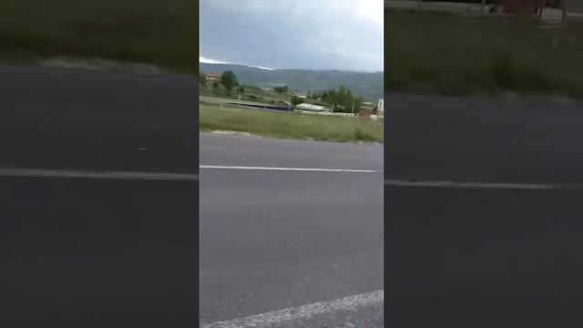 Болгария дорога из города Сандански в сторону Балагоевграда и Софии и обратно в город Сандански(8) смотреть онлайн