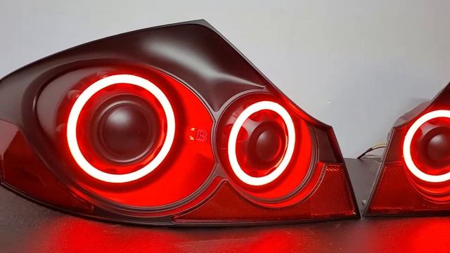 Custom GTR Halo style Infiniti G35/G37 Sedan Tail Lights смотреть онлайн