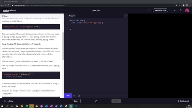 Learn to Code: JAVA | Part 2 [Codecademy - Variables] смотреть онлайн