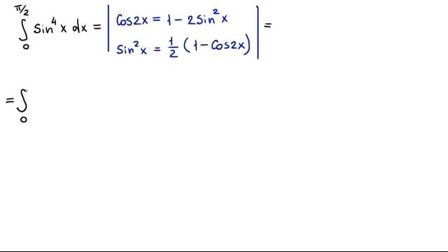 Определенные интегралы от cos(x)^3 и sin(x)^4 смотреть онлайн