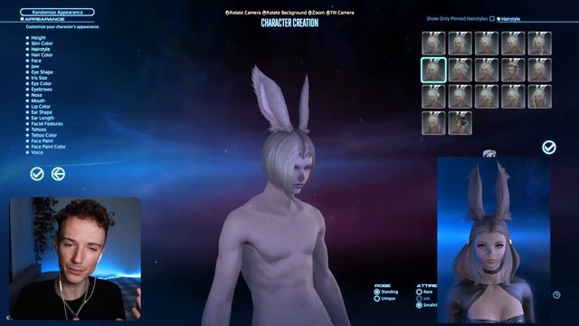 Male Viera Character Creation - FFXIV First Reaction смотреть онлайн