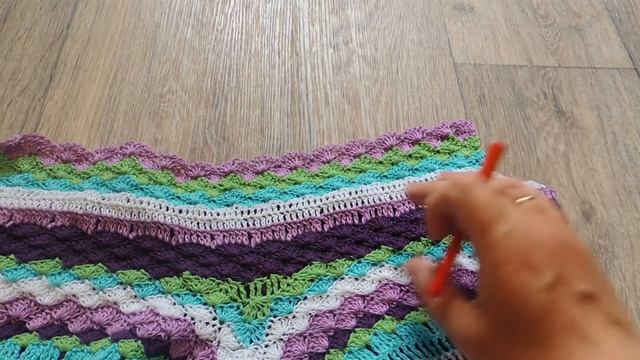 Яркое летнее платье крючком.1 часть. Или летний топ.