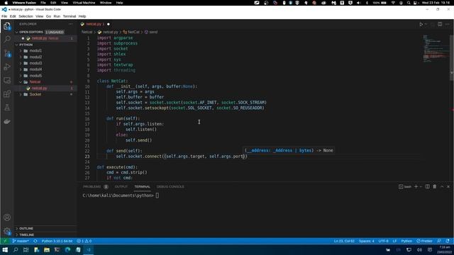 Tutorial Netcat Menggunakan Python Part 3 | Membuat Fungsi Run & Send смотреть онлайн