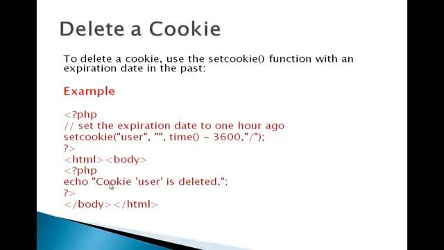 Deleting Cookies with PHP Hindi Urdu | PHP for Beginners | How to delete a cookie in PHP смотреть онлайн