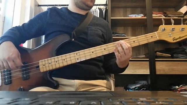 Walk the moon - Shut up and dance bass cover with tab смотреть онлайн