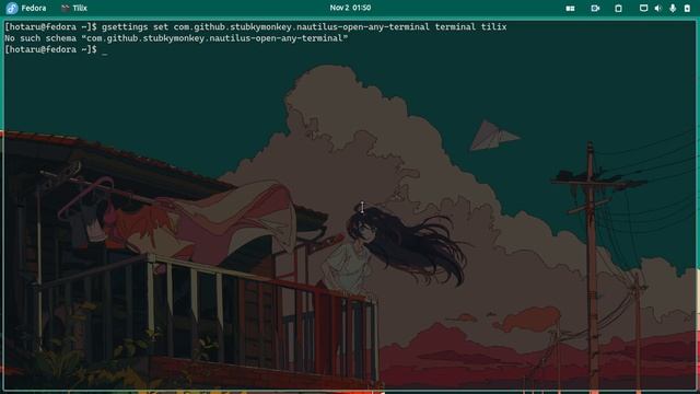 Abrir carpetas de Nautilus en Tilix - Fedora Linux смотреть онлайн