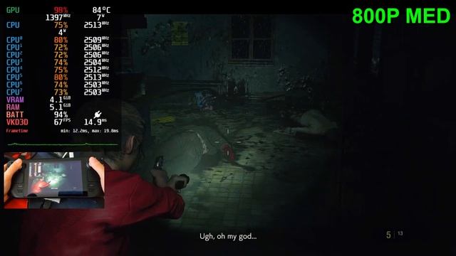 STEAM DECK | Resident Evil 2 Benchmark | 800P | 1080P | Low, Med, High, Optimal Settings | 2023 смотреть онлайн