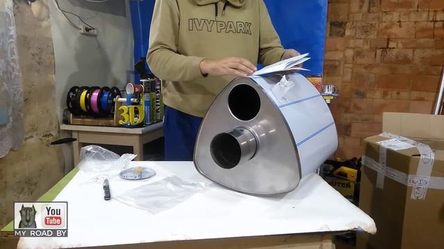 Распаковка бака для бани самоварного типа Байкал / Bak samovar Baikal 50/70 litrov смотреть онлайн