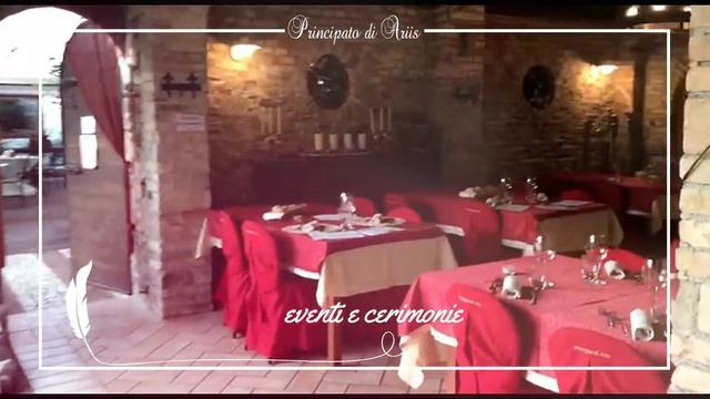 Veranda esterna per pranzo, cena, eventi e cerimonie | Principato di Ariis смотреть онлайн