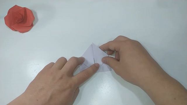 Роза из бумаги. Как сделать Розу. Оригами Роза. Цветы оригами. Rose of paper. How to make Rosa. смотреть онлайн