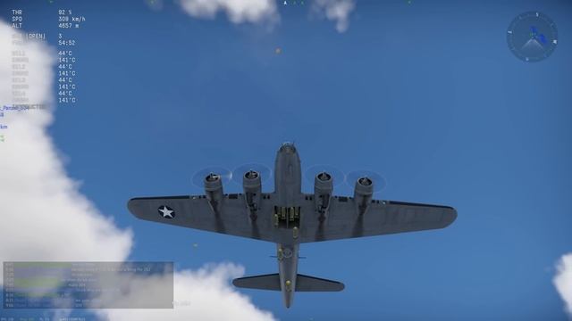 B-17 BOMBING RAID OF BERLIN in War Thunder! смотреть онлайн