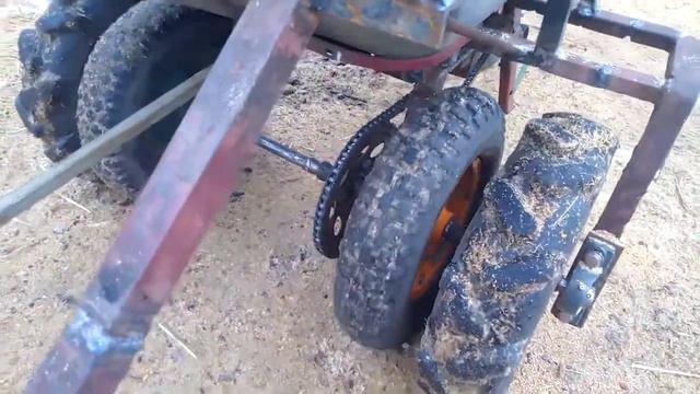 Самоходная самодельная тачка! смотреть онлайн