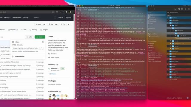 KDE Plasma | Latte-Dock Update смотреть онлайн