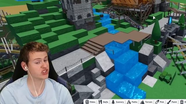 Building The Queue WITHOUT GAMEPASSES in Theme Park Tycoon 2! | #4 смотреть онлайн