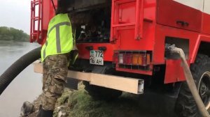 Испытание пожарного насоса. Пожарная часть 4