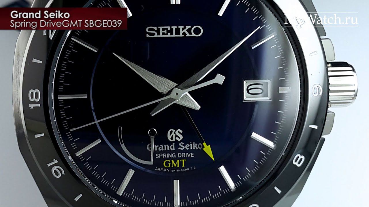 Grand Seiko Spring Drive GMT SBGE039 обзор часов | Mywatch.ru