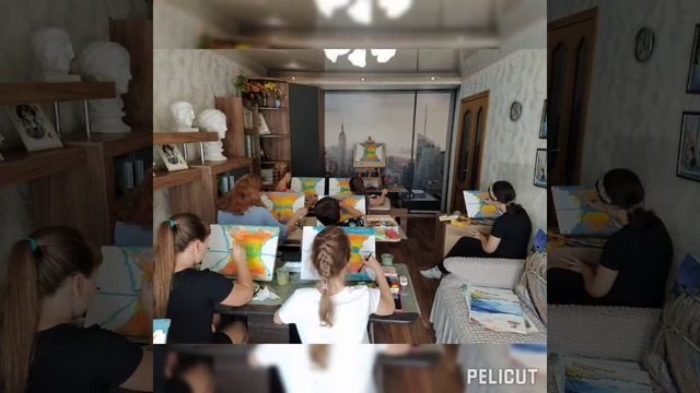 #Пейзаж " Лодка на воде", 1 занятие смотреть онлайн