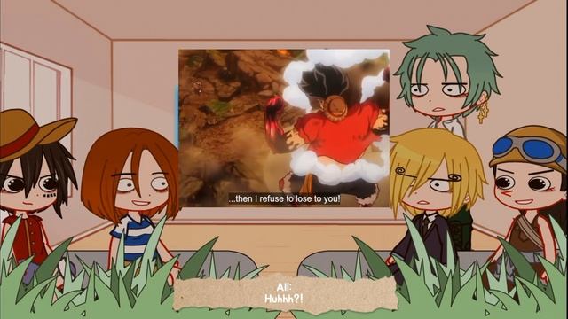 =[Straw Hats react to Luffy badass moments #2]= смотреть онлайн