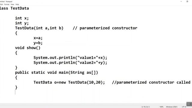 Constructor in JAVA -(Hinglish) смотреть онлайн