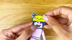 [Paper DIY] Roblox Blind Bag| How to make Roblox couple Paper doll