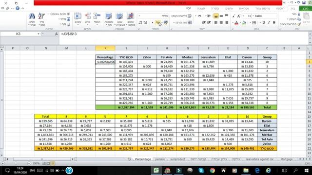 подсчет процентов в excel смотреть онлайн