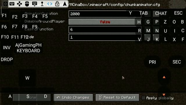Mcinabox Minecraft 1.12.2 Chunk Animator Mods