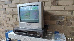 Telefunken CRT TV Destruction