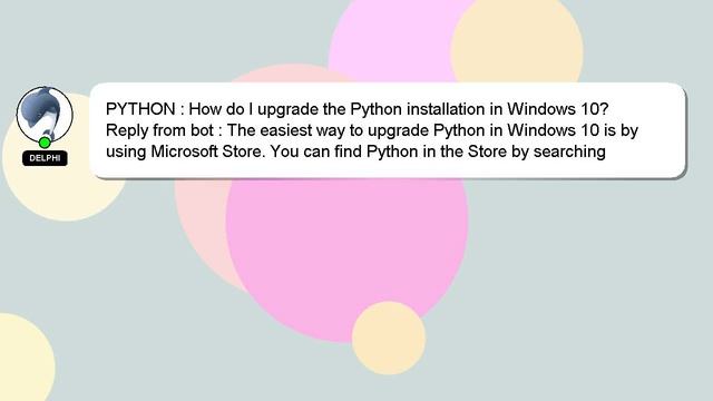 PYTHON : How do I upgrade the Python installation in Windows 10? смотреть онлайн