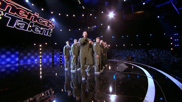 In The Stairwell: Airforce A Capella Group Covers *NSYNC Tune - America's Got Talent 2017 смотреть онлайн