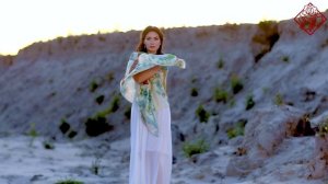 Палантин набивной (вискоза) "10811", вид 2