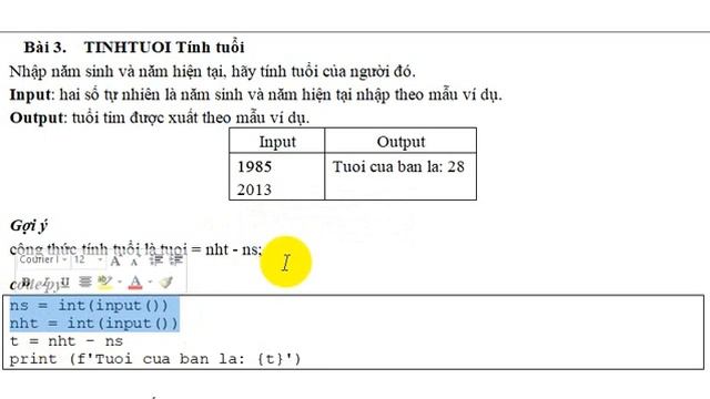 py tinhtuoi - Học Scratch, python, pascal, C++ online смотреть онлайн