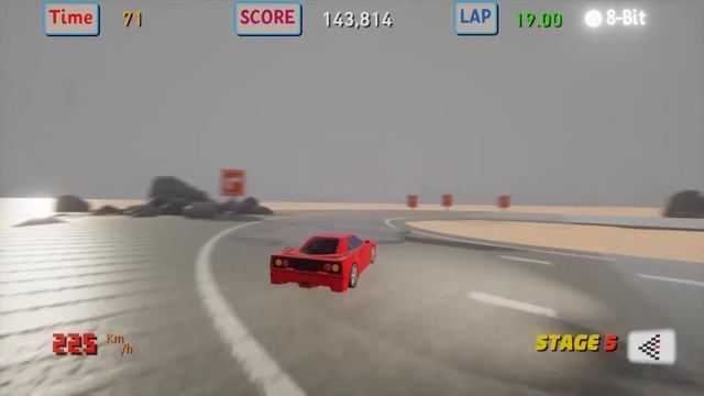 OutRun Remake Full Game Graphics overhaul in just one week PS4 DREAMS!!! смотреть онлайн