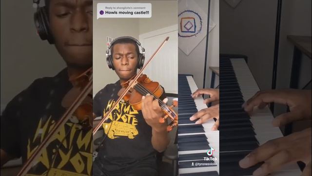 Howl's Moving Castle - Merry Go Round of Life (Violin & Piano Cover) смотреть онлайн