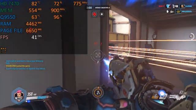 Overwatch - Core 2 Quad Q9550 - HD 7470 - 6 GB Ram смотреть онлайн