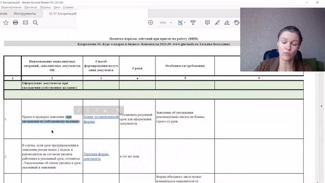 Пошаговые кадровые процедуры смотреть онлайн