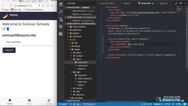 Ionic 3 Angular 4 JSON Parsing with Token Based Restful API смотреть онлайн