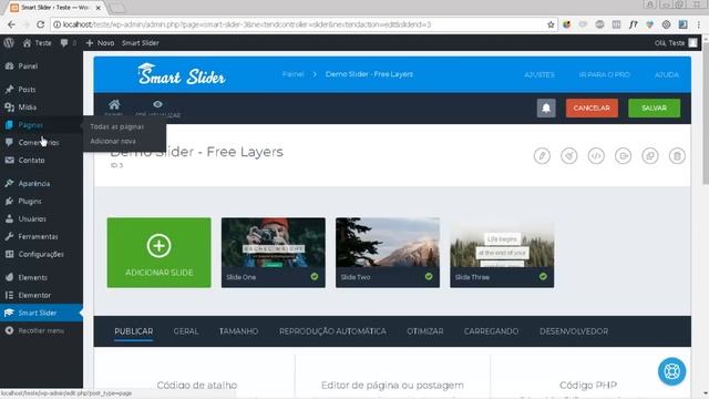 COMO USAR O SMART SLIDER 3 PLUGIN PARA SEU WORDPRESS FREE! смотреть онлайн