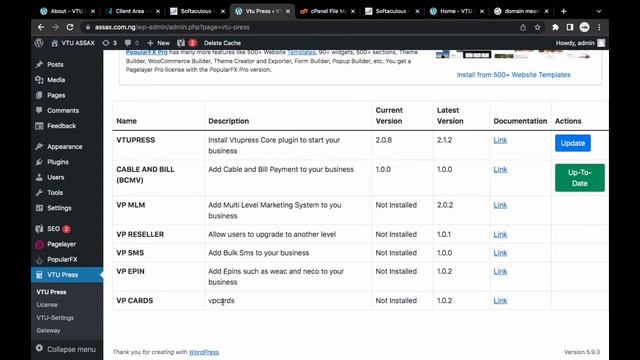 How to create VTU Website with wordpress[Without Script] смотреть онлайн