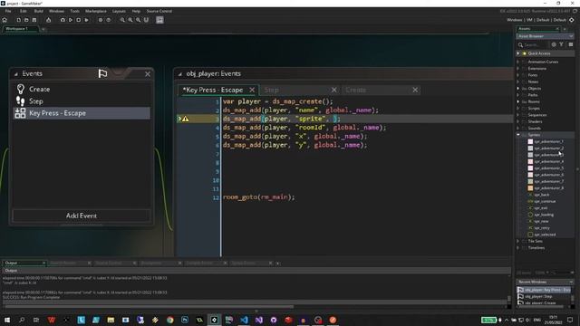 GameMaker Studio 2 Databases - Part 6 - Saving Player Coordinates смотреть онлайн