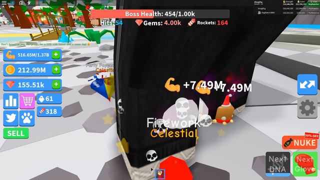 Roblox / раздача петов в Boxing Simulator смотреть онлайн