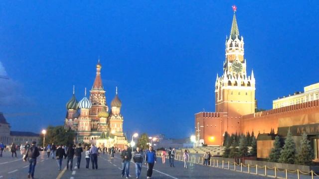 Москва. Красная площадь. ГУМ. Собор Василия Блаженного. смотреть онлайн