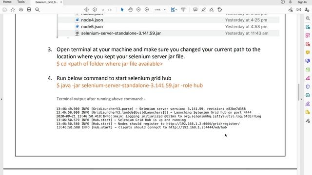 Selenium Grid server setup for mobile device using appium смотреть онлайн