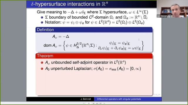 (Plenary) Jussi Behrndt - Spectral theory for Dirac operators with singular potentials смотреть онлайн