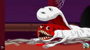 ПОЕЗД ПОЖИРАТЕЛЬ ПРОТИВ МОСТОВОГО ЧЕРВЯ! (Хоррор Анимация Мультик)