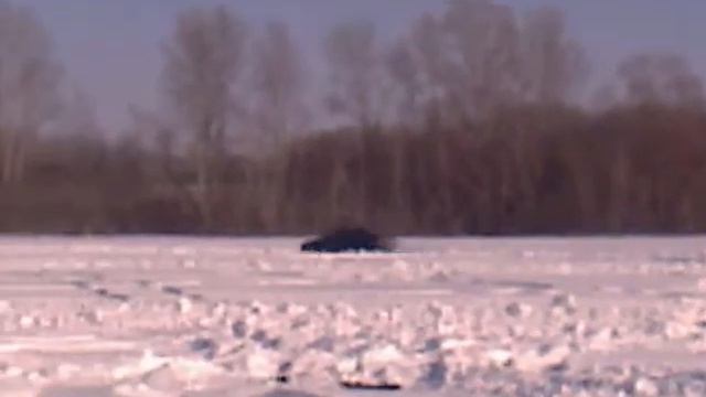 Озеро Комсомольское ((( Ледовая трасса ))) смотреть онлайн