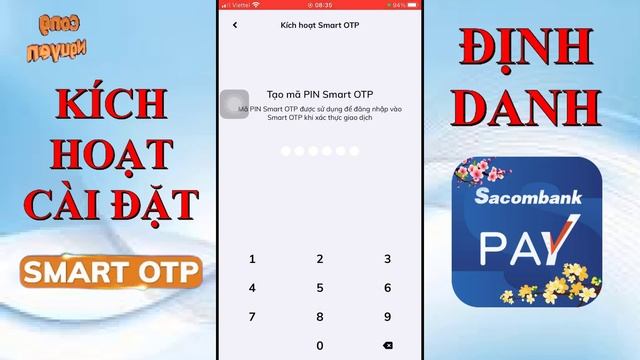 Cách Đăng Ký Smart OTP Sacombank Pay Chi Tiết | Kích Hoạt Smart OTP Online | CongNguyen73 #49 смотреть онлайн