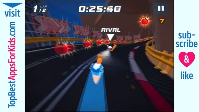 Dreamworks TURBO Fast - Free Racing Game App - iPad Android смотреть онлайн