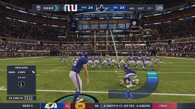 Game winning field goal attempt смотреть онлайн